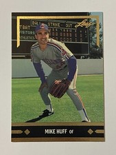 ⚾ 1991 Leaf Baseball Gold Leaf Rookies Insert #BC22 Mike HUFF ⚾