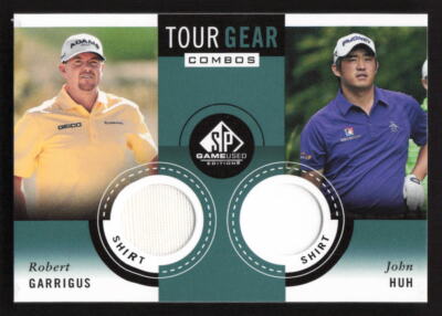 2014 SP Game Used Robert Garrigus / John Huh Tour Gear Combos #TG2-RJ Card