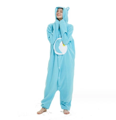Glücksbärchi Tier-Kostüme Karneval Fasching Onesie Jumpsuit Einteiler Overall - Bild 6 von 21