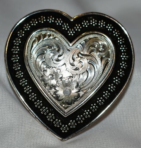 ハート Montana Silversmiths Men's Cowboy and Crosses Buckle Silver | eBay
