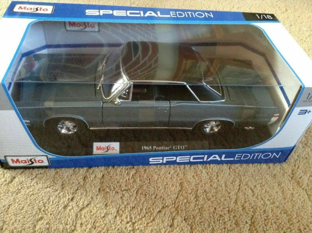 MAISTO DIECAST 1:18 SCALE 1965 Pontiac GTO Blue 31885 | eBay