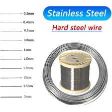 304 Stainless steel bright wire single hard steel 0.2mm 0.3mm 0.4mm 0.5mm to 3mm