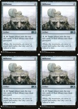 4x MTG 2018 MILLSTONE - ARTIFACT M19, MAGIC CARD x4 copies UNCOMMON