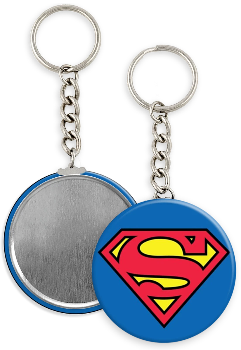 SUPERMAN LOGO KEY CHAIN 2 1 4