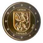 Sondermünzen Lettland: 2 Euro Münze 2017 Latgale Sondermünze Gedenkmünze