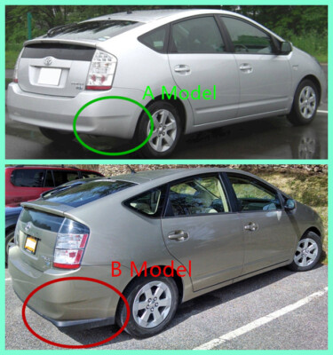 Genuine Full Set 2004-2009 Toyota Prius Hatchback Splash Guards