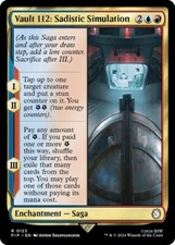 Vault 112: Sadistic Simulation - Fallout PIP - Rare - MTG Magic Pack fresh