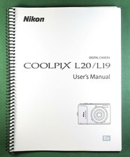 Nikon CoolPix L20/L19 User's / Instruction: 140 Pages  Protective Covers