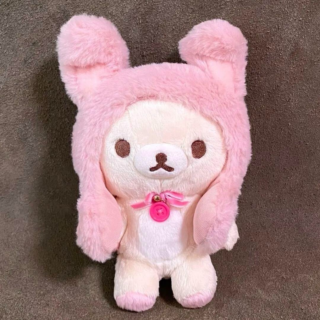 San-X Rilakkuma Korilakkuma Rabbit Tea Time Plush Doll 20cm