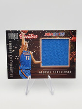 2020-21 Panini NBA Hoops Rookie Sweaters Aleksej Pokusevski #RSW-EPO Rookie RC