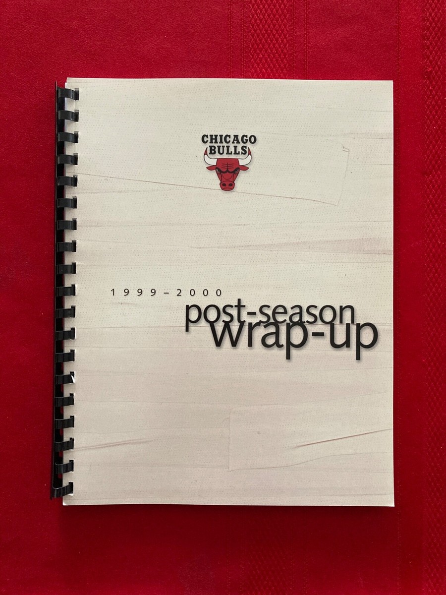 1999-2000 NBA Chicago Bulls Season In Review media guide Artest Brand