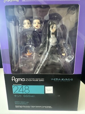 Figma 248 - Sword Art Online II - Kirito GGO Version Brand New Factory Sealed
