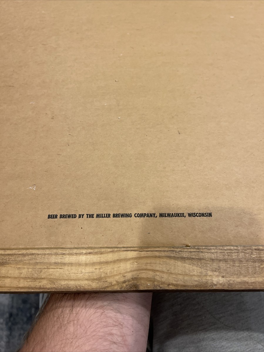 Vintage Plank Road Original Draught Beer Brewery Sign Mirror | eBay