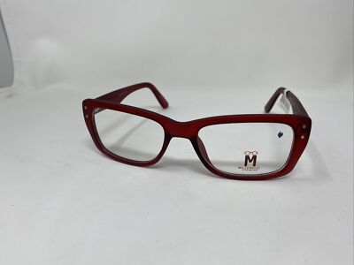 MILLENNIAL EYEWEAR SENIOR BURGUNDY 53/20/145 FLEX HINGE EYEGLASSES HY27 