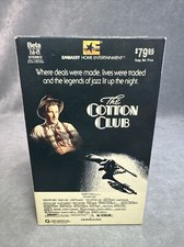 The Cotton Club 1984 Music Drama Betamax Richard Gere Diane Lane Gregory Hines