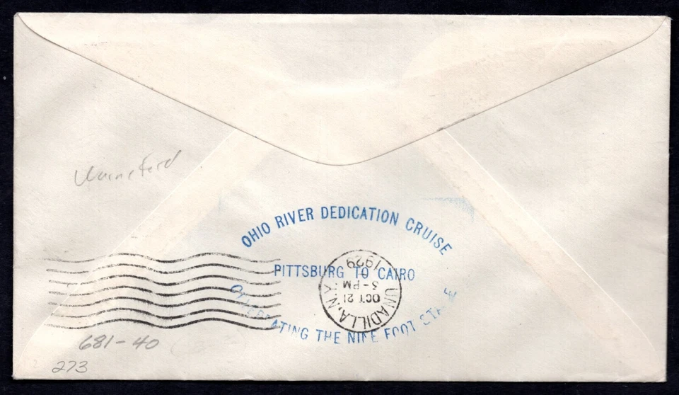 US 1929 OHIO RIVER CANALIZATION SCOTT #681 FDC - Image 2 of 2