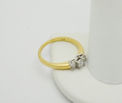 Gorgeous 14K Gold .41 CT Diamond Ring SZ 7.0 #GOLD-3147 | eBay