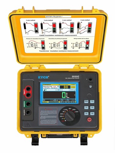 Tester Resistenza Isolamento 15KV Resistenza Isolamento Alta Tensione Megohmmeter - Foto 1 di 6
