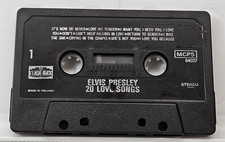 ELVIS PRESLEY - 20 LOVE SONGS Cassette, Flash Back MCPS 64037
