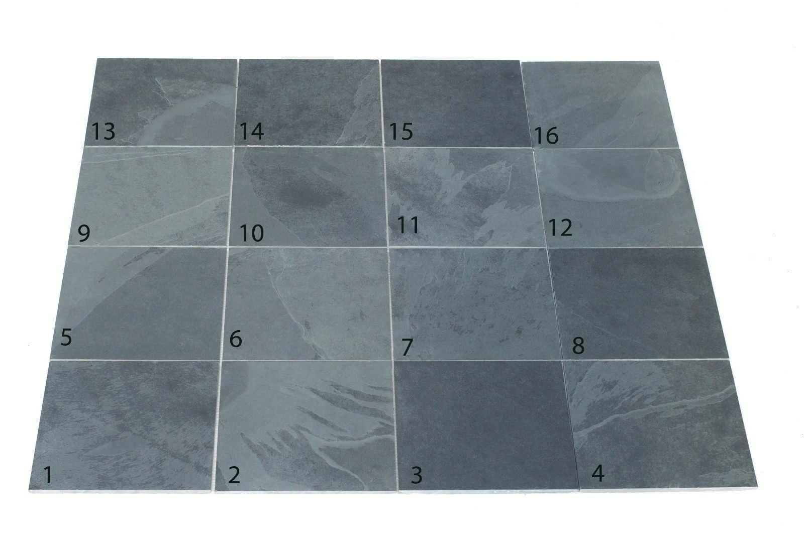 Black Slate Paving Patio Slabs 600 x 300 As low as 28.94/m2 Split
