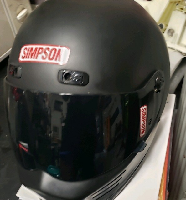 Simpson Helmet Decal GENUINE FOR FRONT OF HELMET/FREE SHIPPING eBay