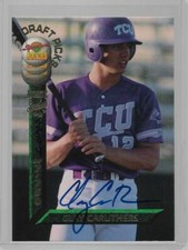 1994 Signature Rookies Draft Picks Signatures #86 Clay Caruthers RC Auto SP