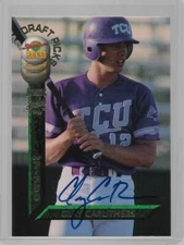 1994 Signature Rookies Draft Picks Signatures #86 Clay Caruthers RC Auto SP