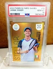 PSA 10 Panini JANNIK SINNER Paris 2024 Rookie ⭐RC⭐ Olympic Games LOW POP Stellar