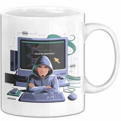 Ethical Hacker Tasse Geschenk Lustige Geschenkidee Spruch Für White Hat Codierer