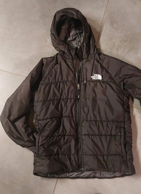 Original The North Face Winterjacke Anorak Wendejacke grau schwarz L 158 TOP