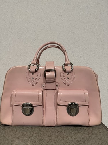 Borsa Marc Jacobs Venetia Y2K autentica vintage rosa vernice RARA - Foto 2 di 24