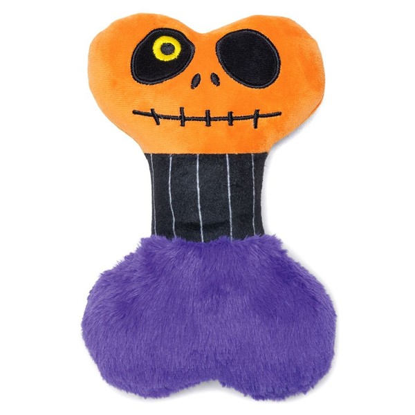 Beeztees Halloween PlüSch-Hundespielzeug Knochen - Kuscheltier - Squeaker-image