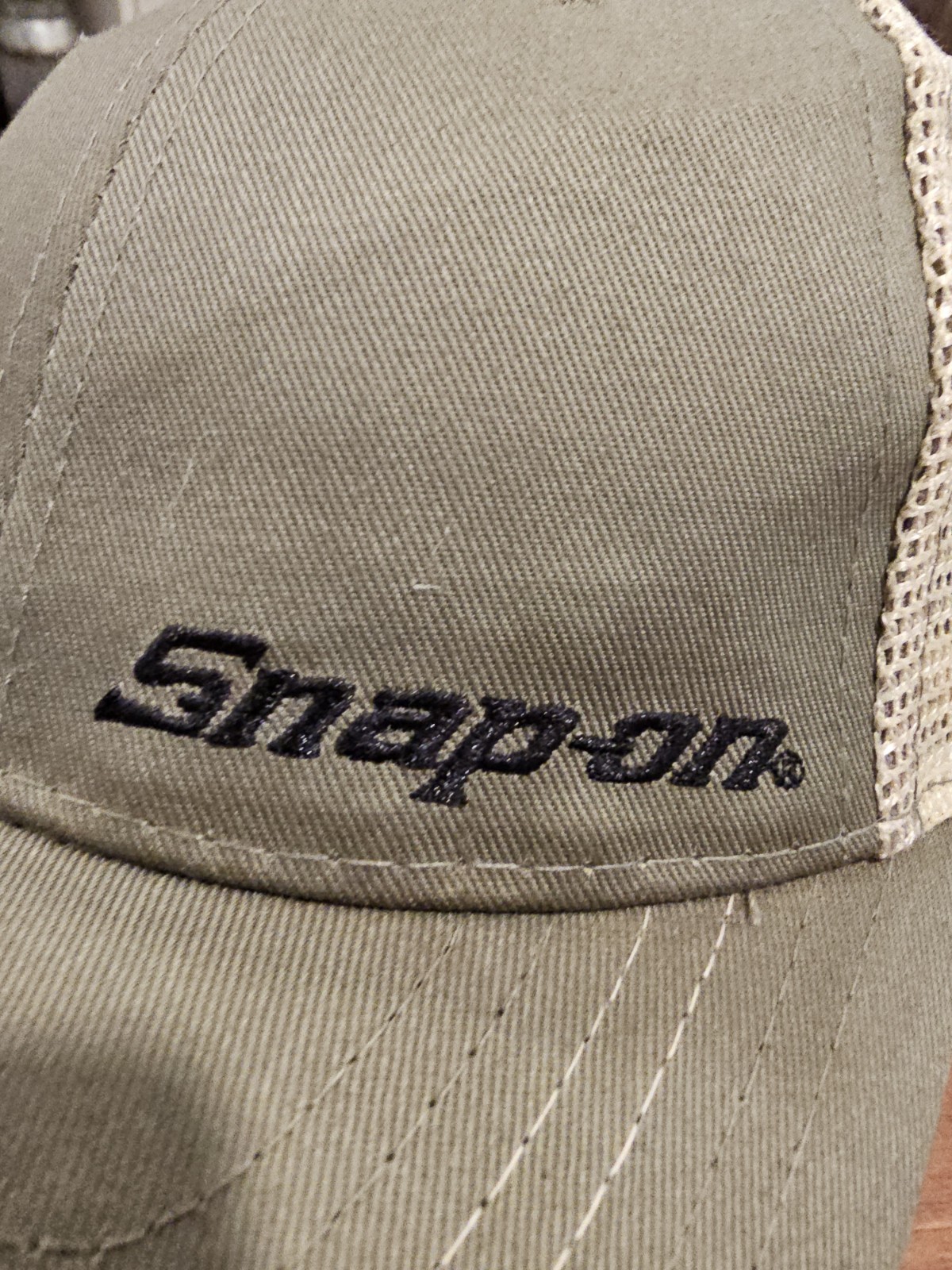 Snap On Tools Hat Cap Strap Back Flames Trucker (… - image 2
