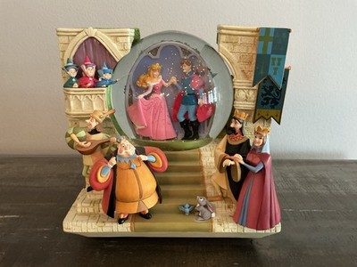 Disney Sleeping Beauty Aurora  Once Upon A Dream'' Double Sided Snow Globe