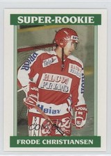 1992-93 Semic Hockey Norwegian Elite Series Super-Rookie Frode Christiansen 0cp0
