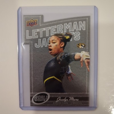 Jocelyn Moore 2025 Upper Deck World of Sports Letterman Jackets RC Card #LJ-JM