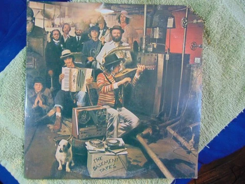Vintage 1975 BOB DYLAN White Label Promo Vinyl LP Record Album~Basement Tapes~NR