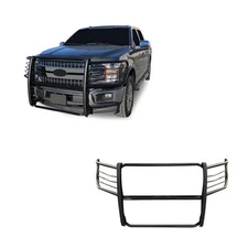 Black Horse Grille Guard Brush Guard Modular Black Fits 2015-2025 Ford F-150