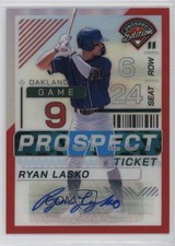 2024 Panini Prospect Edition Red Prizm Signatures /199 Ryan Lasko #1 Auto 4z8