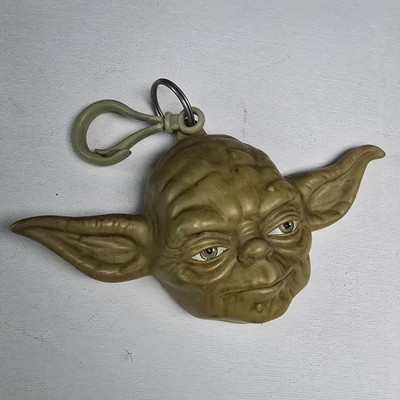 Vintage Applause 1999 YODA Treasure Keepers Vinyl Change Purse Keychain 2t