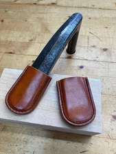 Pair of Leather Shoes / Pads / Covers for Lie-Nielsen Holdfast