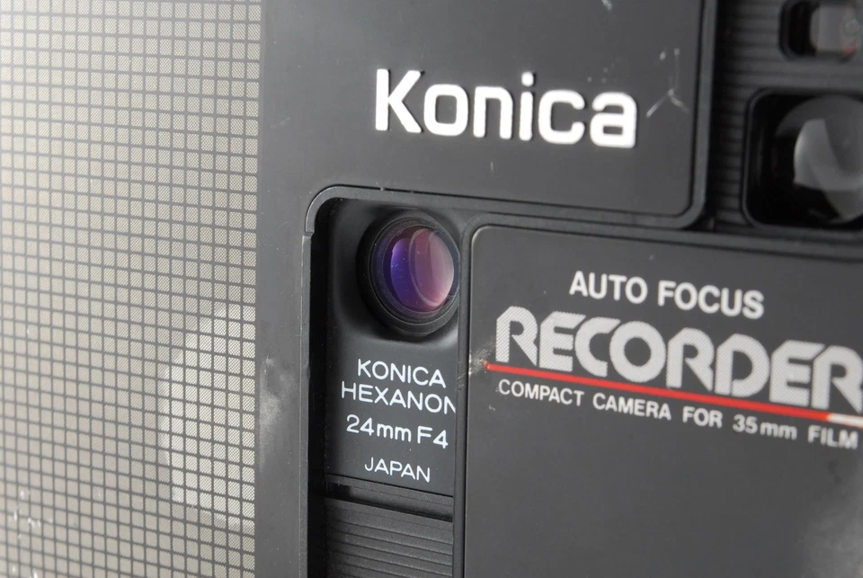 All Works 【Exc+5】 Konica Recorder 35mm Half Frame Film Camera Black From JAPAN - Image 3 of 4