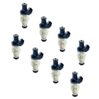 Accel 150819, Set of 8 Fuel Injector 19 lb/hr EV1 Minitmer Connector Universal