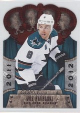 2011-12 Panini Crown Royale Red Joe Pavelski #80 0a7