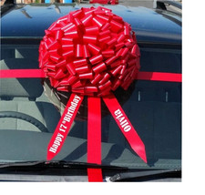 BIG CAR BOW - Giant, Extra Large Bow New Cars, Birthday Presents, Christmas Bow