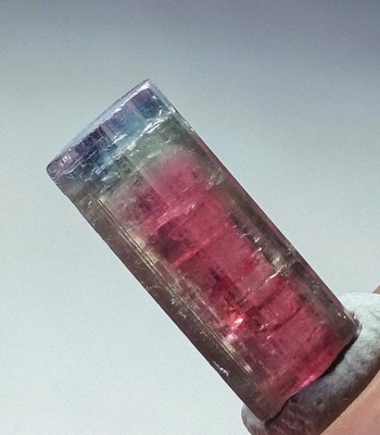 Naturel Top Quality Purpelcap Bicolor Watermelon Tourmaline Crystal From Afg