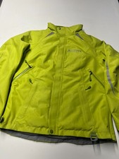 Klim Allure Parka Jacket Lime Green Gore-Tex Full Zip Long Sleeve Womens Medium