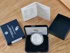 2014 AMERICAN SILVER EAGLE UNC PROOF COIN COA AND BOX RARE WEST POINT MINT