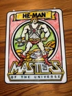 Vintage 1983 HE-MAN MOTU Masters of Universe PAINT BY NUMBERS Window Picture