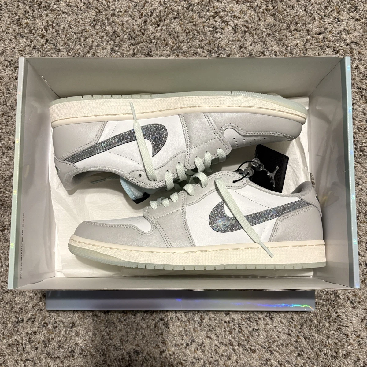 Jordan 1 Low Retro White for Sale | Authenticity Guaranteed | eBay